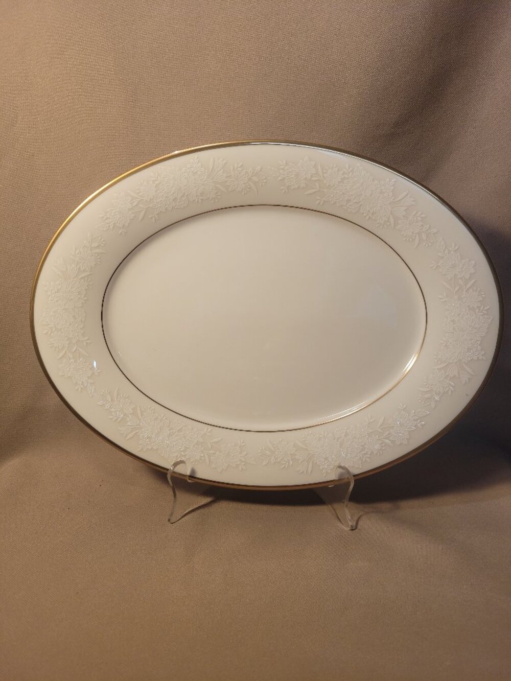 Noritake Royal Britannia Medium Oval Serving Platter (13 1/2") NIB